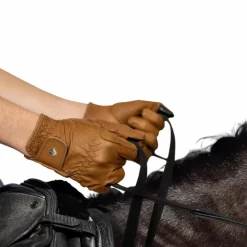 Gants D'Équitation*LeMieux - Gants d'équitation Classic Leather tan Marron
