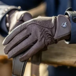 Gants D'Équitation*LeMieux - Gants d'équitation ultra-fins Close Contact Marron