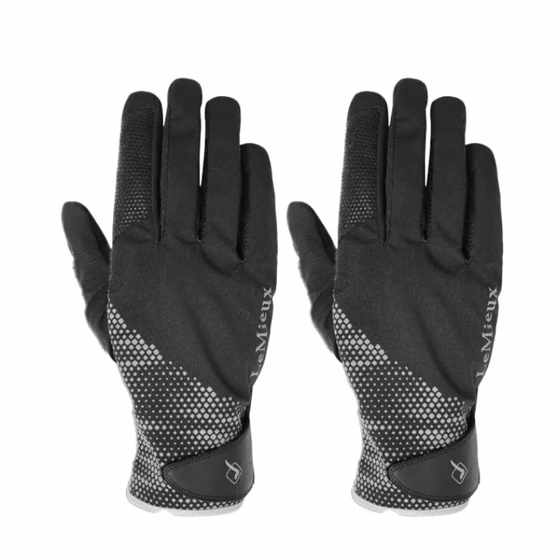 Gants D'Équitation*LeMieux - Gants d'équitation unisexe Waterproof Noir