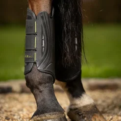 Guêtres Fermées*LeMieux - Guêtres de cross MimSafe postérieurs / jaune Noir