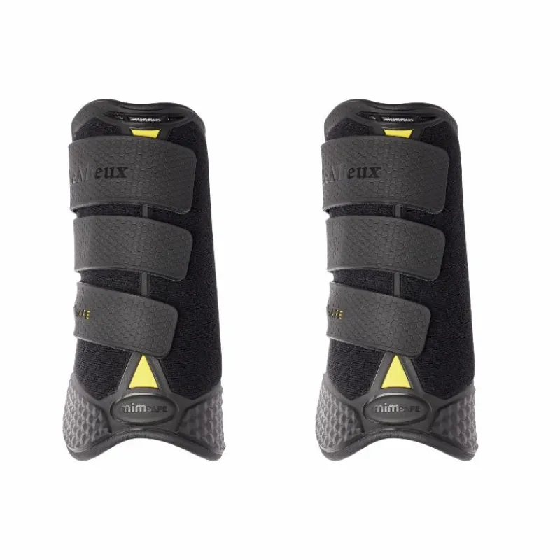 Online - Guêtres de cross MimSafe antérieurs / jaune Guêtres Fermées