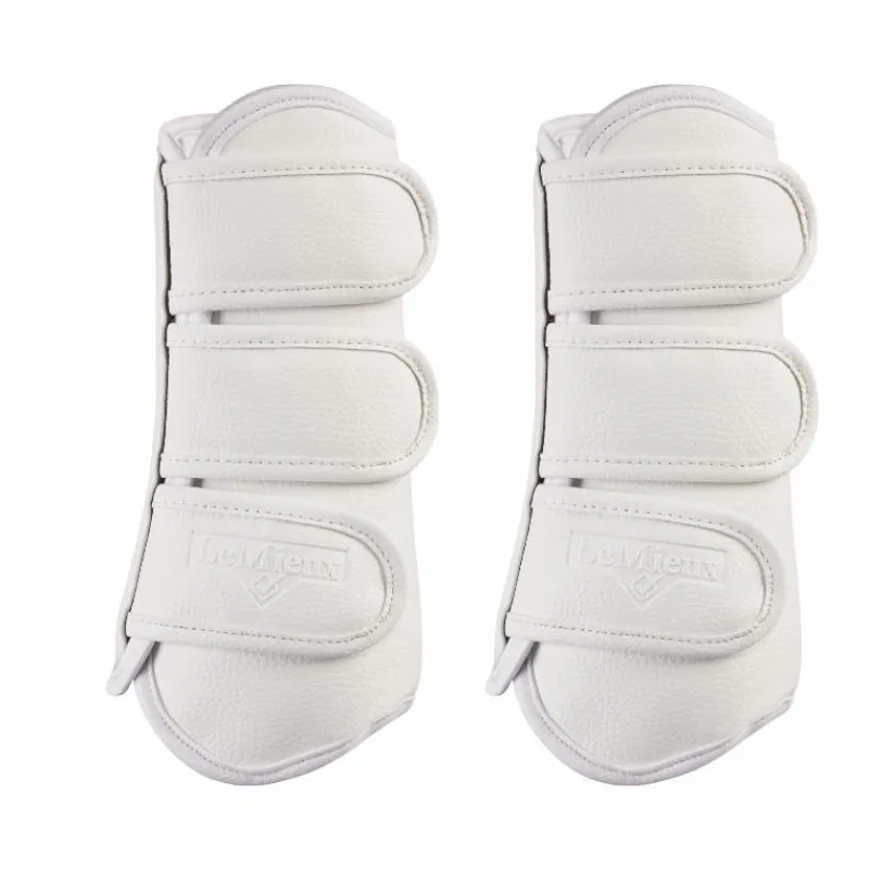 Guêtres Fermées*LeMieux - Guêtres fermées d'entraînement Schooling Blanc