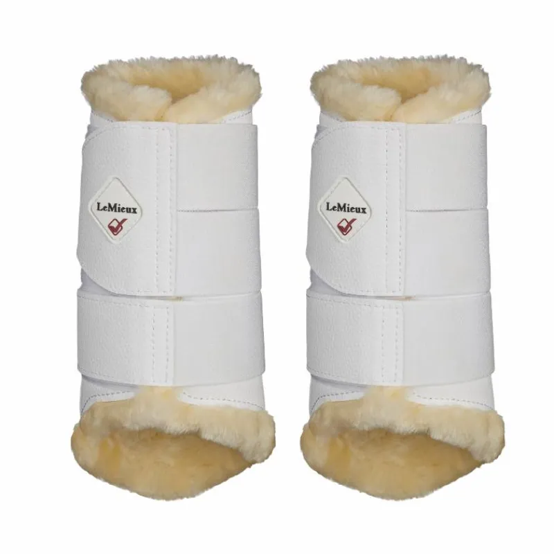 Guêtres Fermées*LeMieux - Guêtres fermées Fleece Lined (x2) Blanc