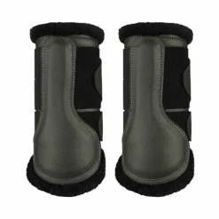 - Guêtres fermées mouton kaki/ noir x2 Guêtres Fermées