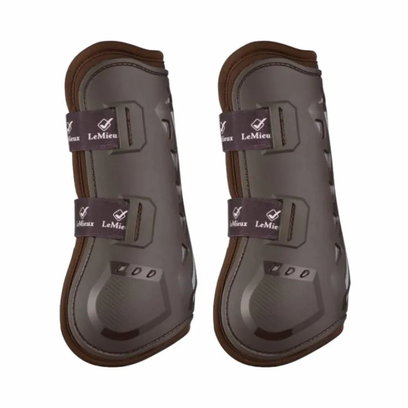 Guêtres Ouvertes|Cso*LeMieux - Guêtres ouvertes Impact Responsive gel x2 Marron