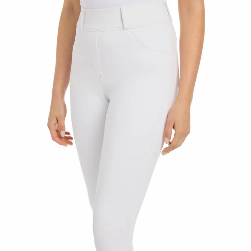 Leggings D'Équitation*LeMieux - Legging d'équitation femme Demi Full Grip Blanc