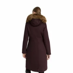 - Manteau d’équitation imperméable long femme Anya damson Blousons Et Manteaux