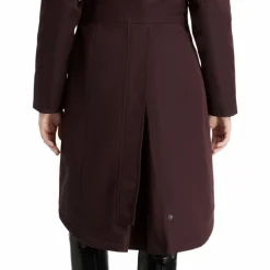 - Manteau d’équitation imperméable long femme Anya damson Blousons Et Manteaux