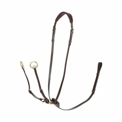 Best - Martingale à anneaux Kudos havane/ laiton Enrênements Poneys|Martingales