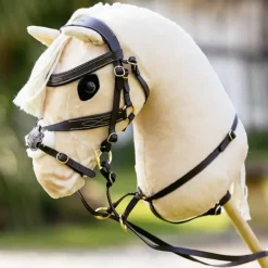 Hobby Horse*LeMieux - Martingale à anneaux pour hobby horse Marron