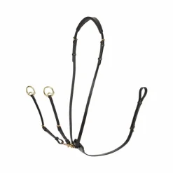 Enrênements Poneys|Martingales*LeMieux - Martingale à anneaux Kudos / laiton Marron