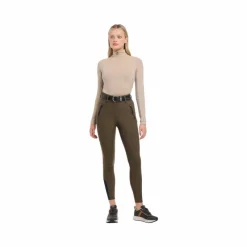 Pantalons D'Équitation*LeMieux - Pantalon d'équitation imperméable femme DryTex Full Grip Alpine Marron