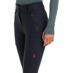 Pantalons D'Équitation*LeMieux - Pantalon d'équitation imperméable femme DryTex Full Grip Marine