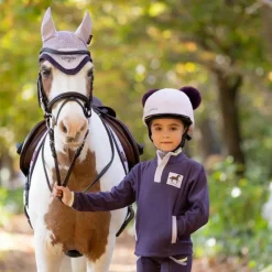 Pulls Et Gilets*LeMieux - Polaire à boutons-pressions enfant Mini Mae juniper Violet