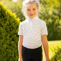 Polos Et Chemises*LeMieux - Polo de concours fille Mini Bella Blanc