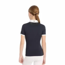 Polos Et Chemises*LeMieux - Polo de concours manches courtes junior Young Rider Belle Marine