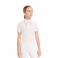 Hot - Polo de concours manches courtes junior Young Rider Belle Enfant Polos Et Chemises