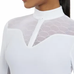 Polos Et Chemises*LeMieux - Polo de concours manches longues femme Emily Blanc