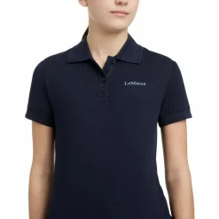 Polos Et Chemises*LeMieux - Polo enfant Classique Junior Young Rider Marine