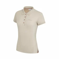 Polos Et Chemises*LeMieux - Polo manches courtes femme Classic stone Beige