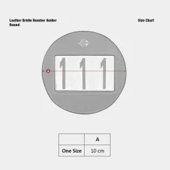 Hot - Porte numéro pour bridon en cuir Concours Complet D'Equitation|Accessoires De Concours Complet