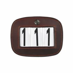 Accessoires De Concours Complet|Concours Complet D'Equitation*LeMieux - Porte numéros pour tapis en cuir Marron