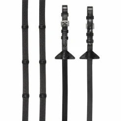 Sale - Rênes en caoutchouc avec arrêtoirs / argent Rênes Et Arrêtoirs De Rênes Poneys|Rênes Et Arrêtoirs De Rênes