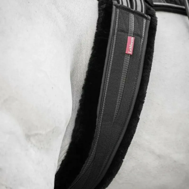 Sangles Anatomiques*LeMieux - Sangle anatomique doublée polaire Fleece Lined / Noir