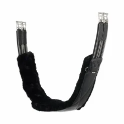 Sangles Classiques*LeMieux - Sangle longue en cuir doublure amovible laine synthétique Arika Noir