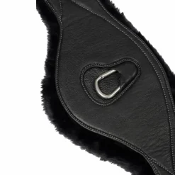 Sangles Classiques*LeMieux - Sangle longue en cuir doublure amovible laine synthétique Arika Noir