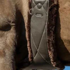 Clearance - Sangle longue en cuir doublure amovible laine synthétique Arika Sangles Classiques