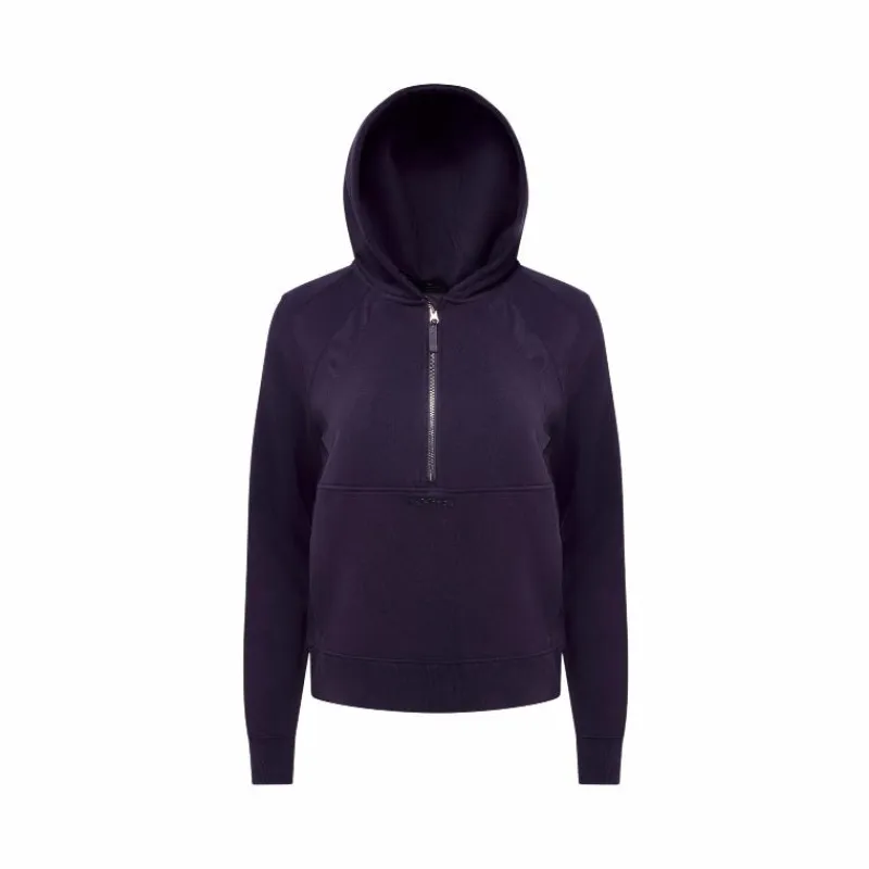 Best - Sweat à capuche femme demi-zippé Henrietta juniper Pulls Et Gilets