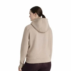 Online - Sweat à capuche femme demi-zippé Henrietta almond Pulls Et Gilets