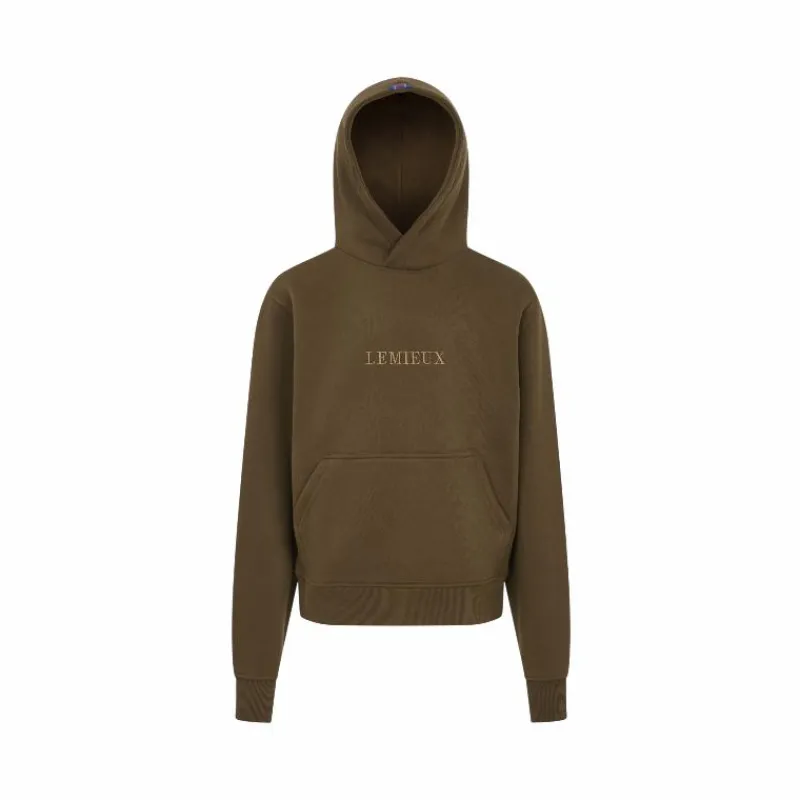 Pulls Et Gilets*LeMieux - Sweat à capuche garçon Young Rider Alpine Beige