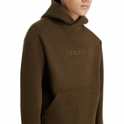 Pulls Et Gilets*LeMieux - Sweat à capuche garçon Young Rider Alpine Beige