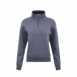 Pulls Et Gilets*LeMieux - Sweat à col zippé femme Kali jay Bleu