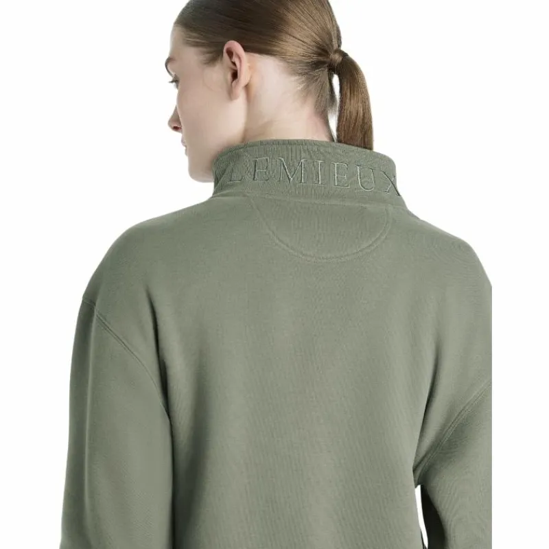 Pulls Et Gilets*LeMieux - Sweat col zippé femme Keira rosemary Vert