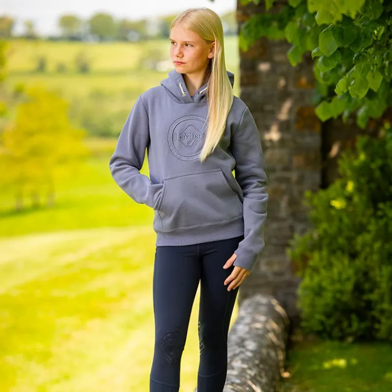 Pulls Et Gilets|Pulls Et Gilets*LeMieux - Sweat manches longues junior Hannah Pop Over jay Bleu