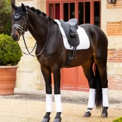 Tapis De Dressage|Dressage*LeMieux - Tapis de dressage Merino + avec amortisseur intégré Blanc