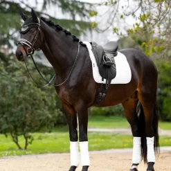 Tapis De Dressage|Dressage*LeMieux - Tapis de dressage Merino + avec amortisseur intégré Blanc