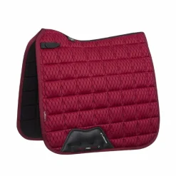 Dressage|Tapis De Selle*LeMieux - Tapis de dressage Carbon Mesh Air Mulberry Bordeaux