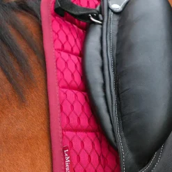 Dressage|Tapis De Selle*LeMieux - Tapis de dressage Carbon Mesh Air Mulberry Bordeaux