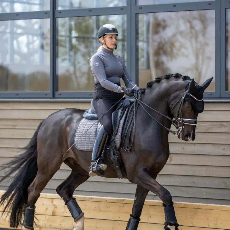Tapis De Dressage|Dressage*LeMieux - Tapis de dressage Self-Cool polaire Gris