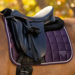 Tapis De Dressage|Dressage*LeMieux - Tapis de dressage Square Loire Classic Mérinos+ juniper Violet