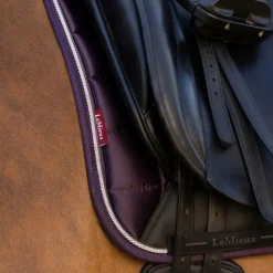 Tapis De Dressage|Dressage*LeMieux - Tapis de dressage Square Loire Classic Mérinos+ juniper Violet