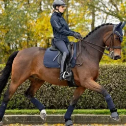 Tapis De Dressage|Dressage*LeMieux - Tapis de dressage Square Soft Shell Anti Glisse EuroJump Marine