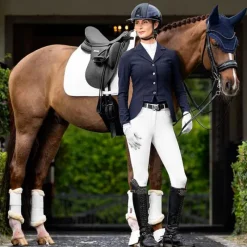 Tapis De Dressage|Tapis De Selle*LeMieux - Tapis de dressage Pro Sorb Plain 2 Square Blanc