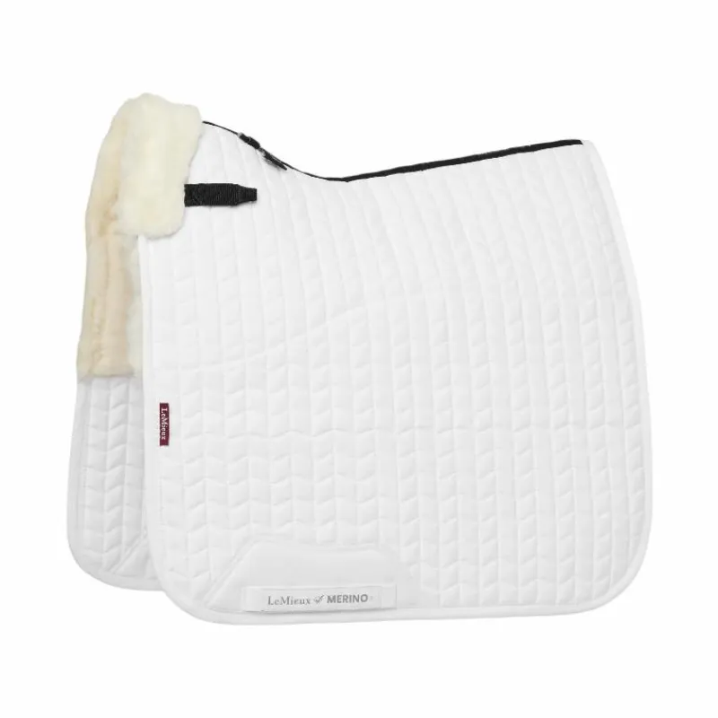 Tapis De Dressage|Dressage*LeMieux - Tapis de dressage Merino + / naturel Blanc