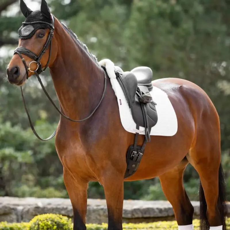 Tapis De Dressage|Dressage*LeMieux - Tapis de dressage Merino + / naturel Blanc