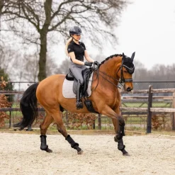 Tapis De Dressage|Dressage*LeMieux - Tapis de dressage Square Coton Gris
